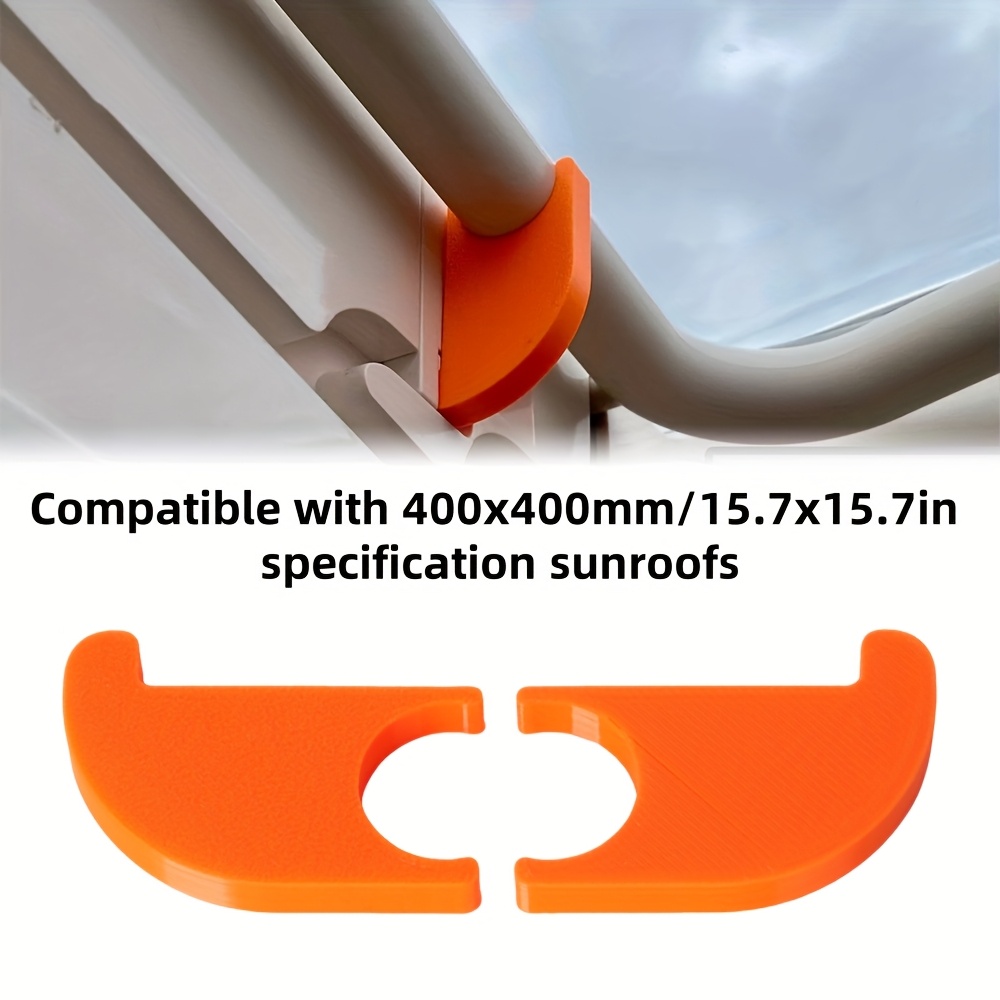 2 Rv Sunroof Safety Locks, Suitable For Midi/mini Rv Sunroofs With Specifications Of 400x400mm And 700x500mm