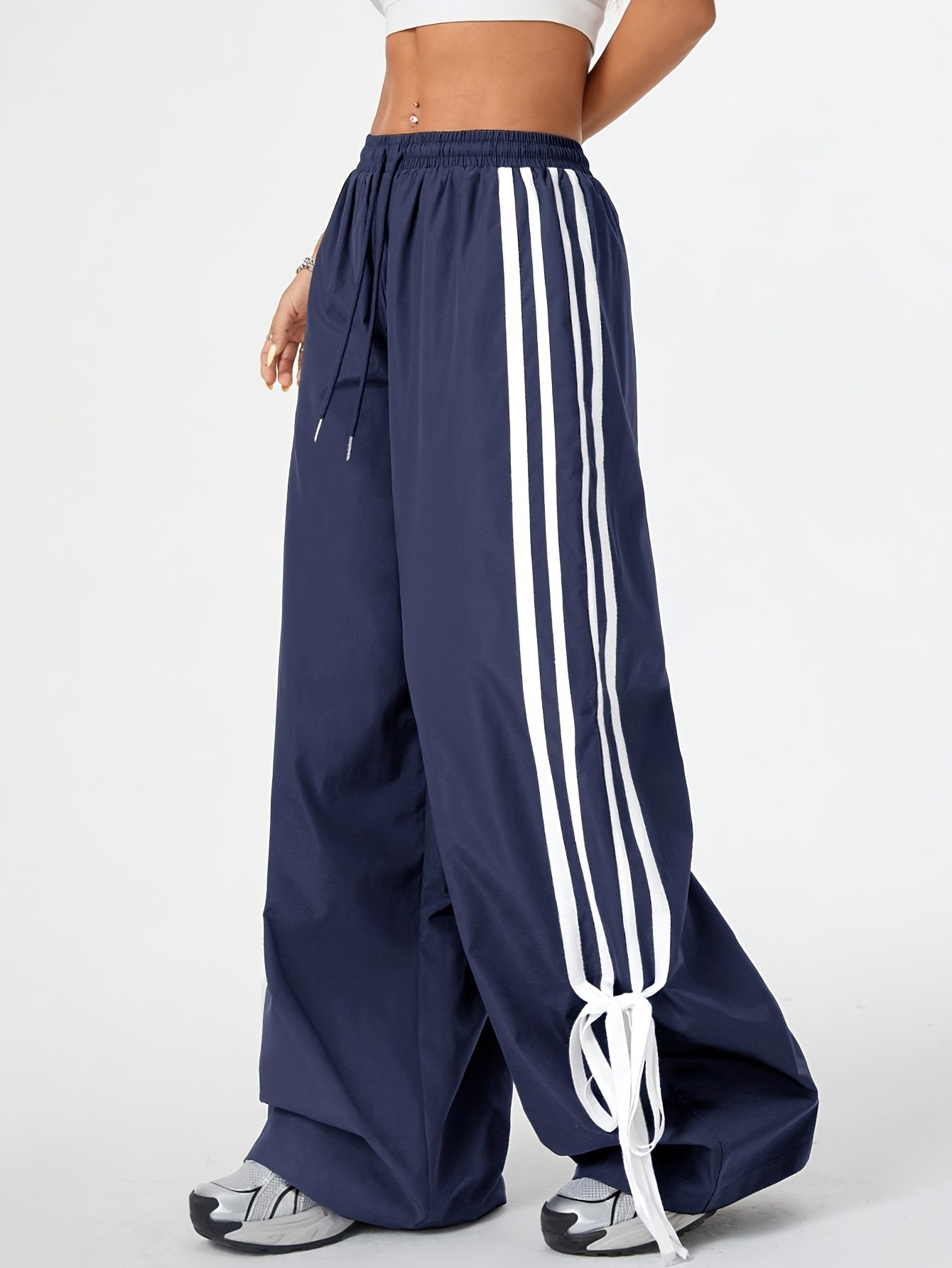 y2k striped pants sold on Temu United States