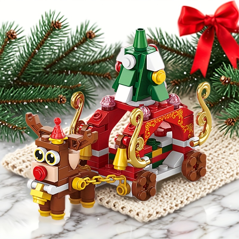 8IN1 Christmas Assembling Building Blocks Ornaments Set