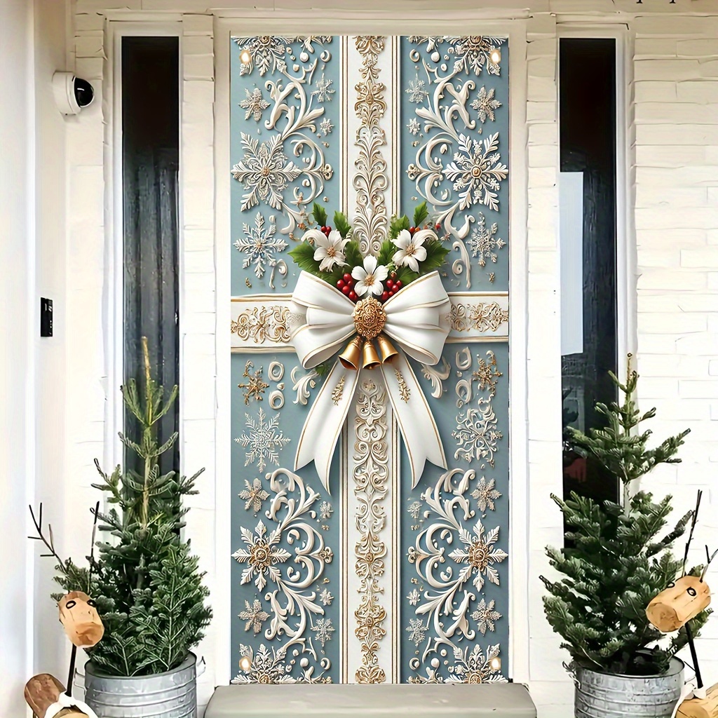 

Christmas Bow - 35x70" Polyester Decoration, Hanging For & New