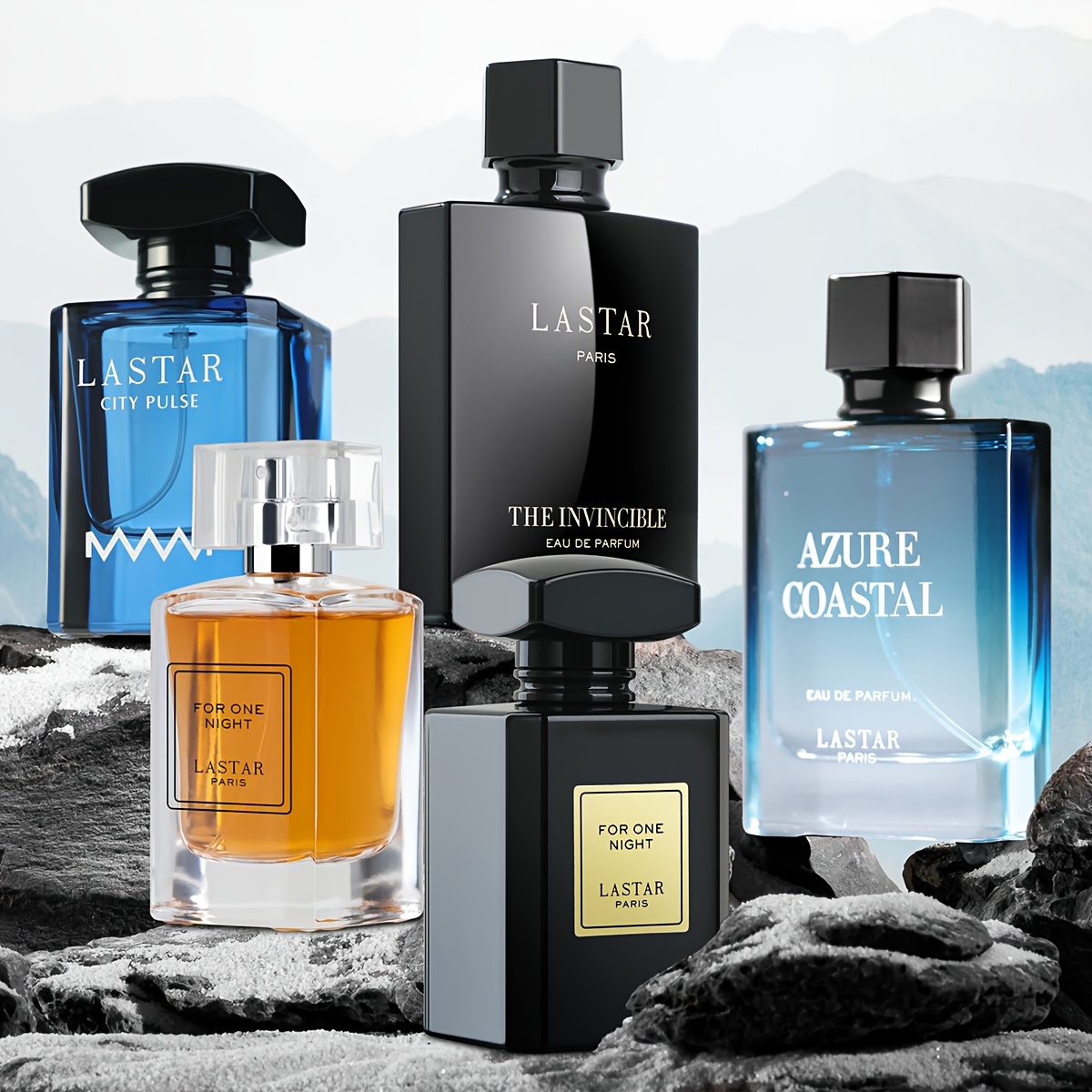 [Sedmični Set Parfema] Muški Parfem Kolonjska Voda Poklon Kutija, 1 Bočica, 55ML/50ML, Miris Sandalovine i Mošusa, Pokriva Neugodne Mirise Tijela, Različit Miris za Sedam Dana, Osjećaj Romantičnog Iznenađenja, Savršen Poklon za Božić, Noć Vještica, Rođendan, Putovanja