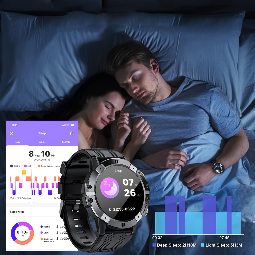 Smart Watch for Men with Call Function and Pedometer