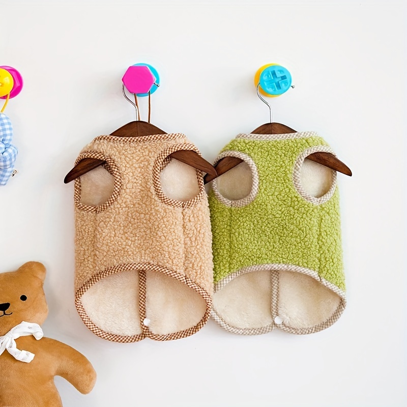 winter warm dog clothes for small medium dogs fleece dog coat puppy clothes chihuahua   clothing dog additions Product details 3