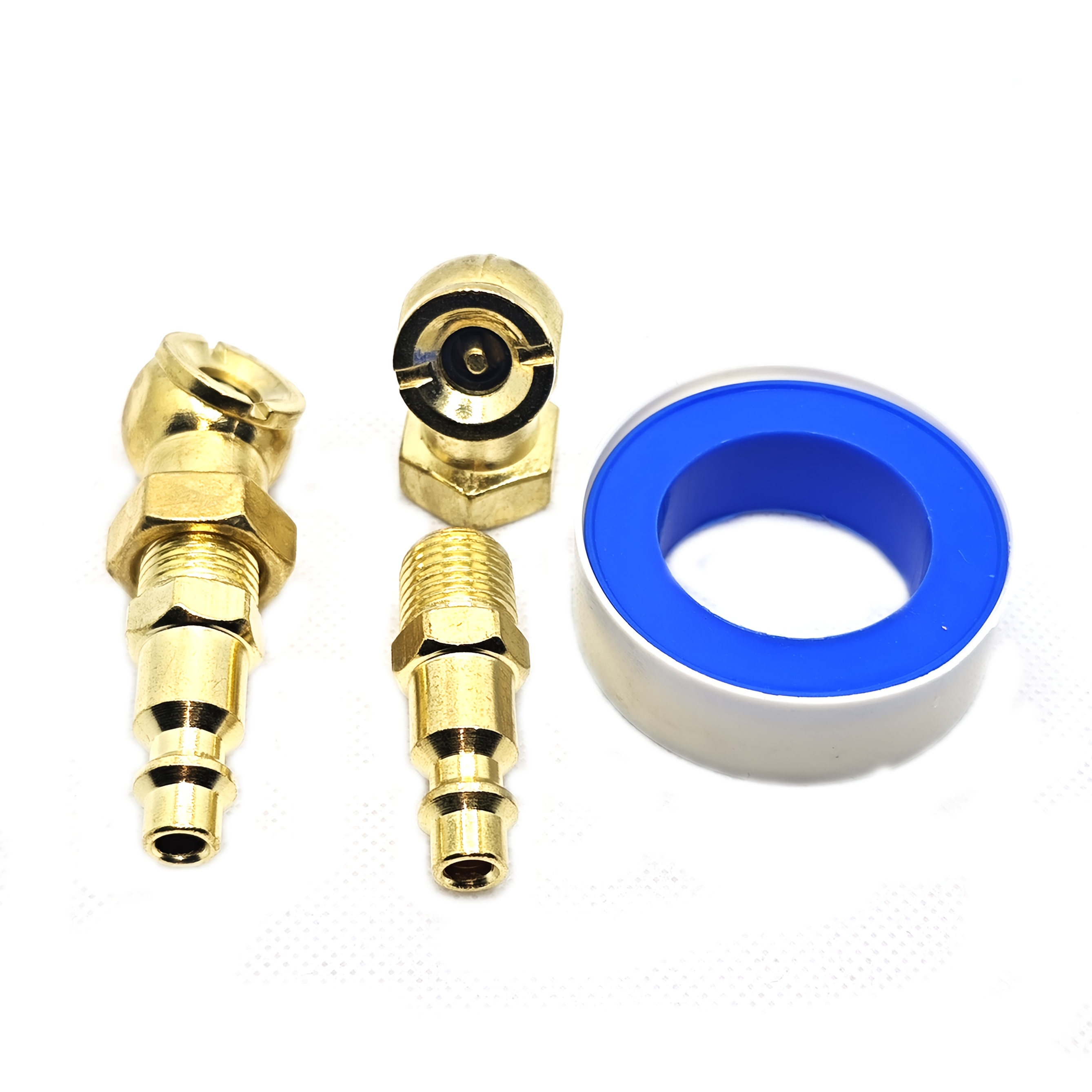 TEMU Ensemble de 2 Embouts à Bille pour Compresseur d'Air, Buse Gonfleur de Pneu Portable 1/4" NPT pour , Accessoires de Compresseur d'Air avec