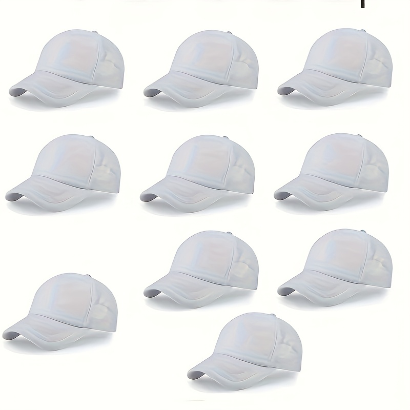 30pcs Customizable Trucker Hats, Breathable Polyester Mesh Caps