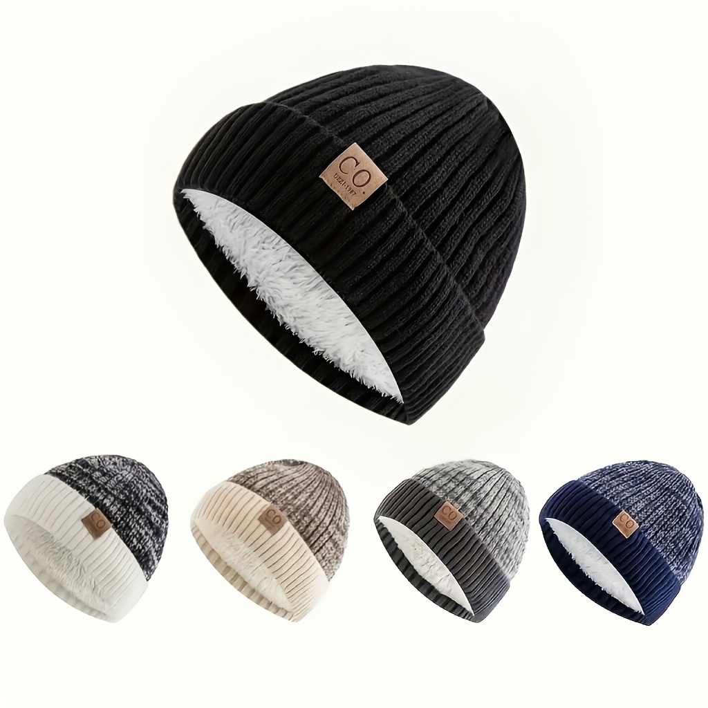 

Cozy Fashion Couple Winter Knit Hat - , Warm Ears, Soft And Breathable, Stylish Color Design, Cold Weather