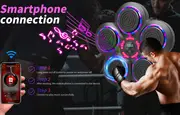upgrade boxing machine for adults boxing machine with boxing gloves wall mounted boxing trainer electronic boxing fitness equipment for home indoor and gym use details 0