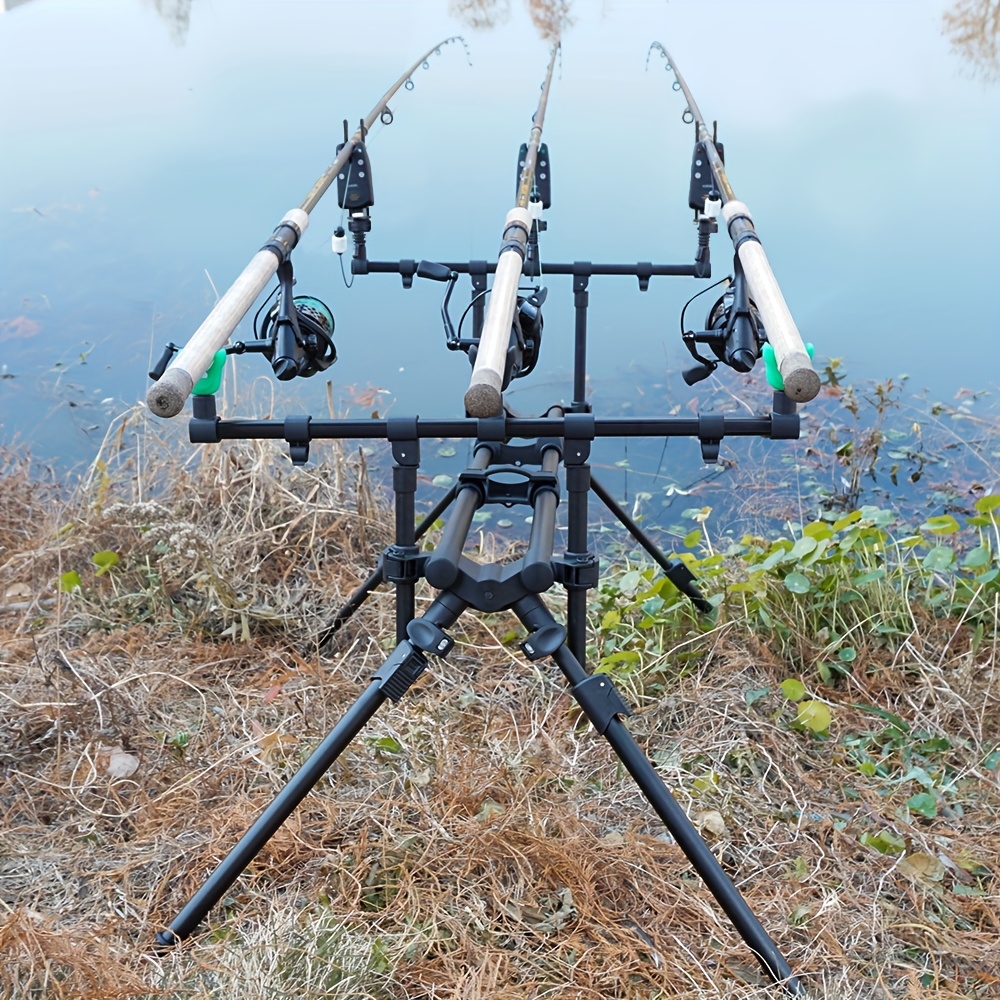 aluminum alloy fishing rod pod set rods durable Temu Finland