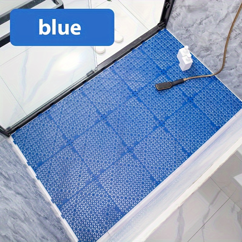 Alfombra de PVC entre* para baño, tapete de suelo para ducha e inodoro, tapete de pies de baño hueco * calidad, alfombra antideslizante para piscina e inodoro, decoración de Navidad