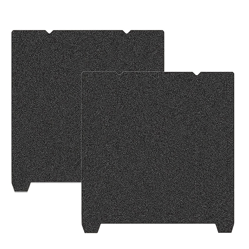 TEMU Lámina de PEI negra texturizada de cara 235X235Mm, placa de construcción para impresión 3D, cama de impresión de acero para para Creality