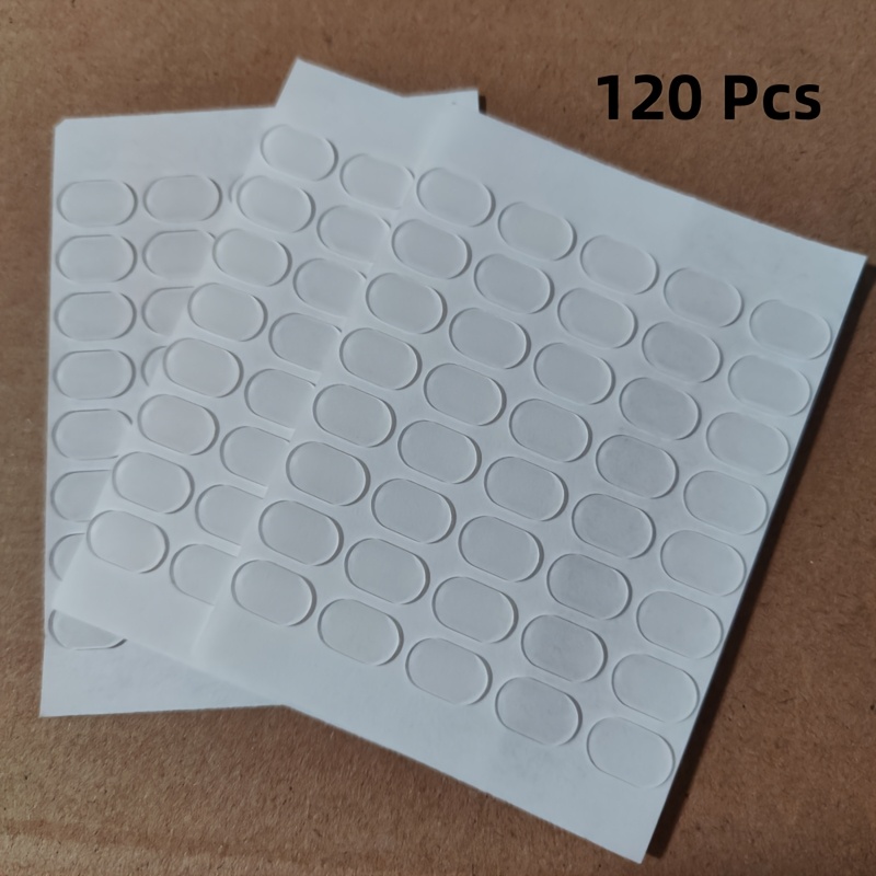 Image of 120/360/800pcs, Gel Glue, Clear, Removable, Double-sided For Wall Hanging And Figure Display