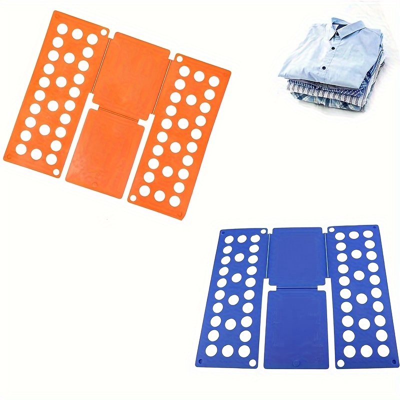 

2-pack Plastic Clothes Folding Board – T-shirt Folder And Laundry Organizer For Easy, Fast, And