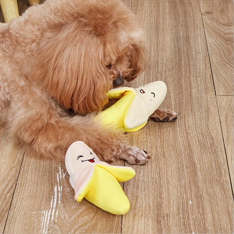 

1 Jouet En de Banane En Chien, Jouet Interactif de , Jouet À Gribouiller Chiens, Jouet À Chiens Et Chats, Pas Besoin de Batterie