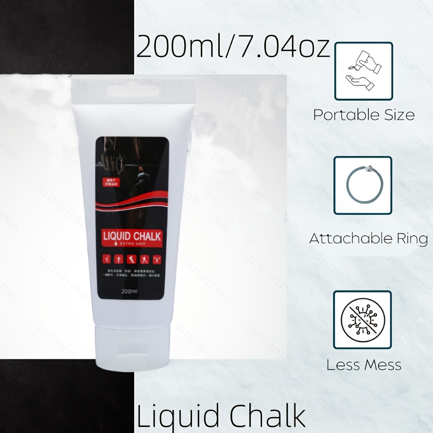 Liquid Chalk Provides Solution For Weightlifting, Gymnastics, Rock Climbing, Dancing, And Lifting. Sweat-resistant And Durable, Enhancing Grip Strength