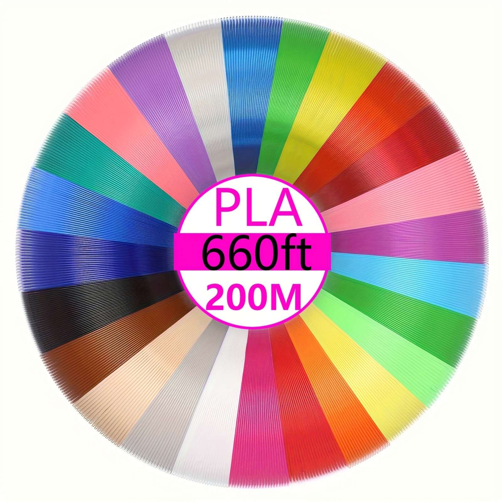 

40 Colors Pla Supplies Consumables For 3d Printing Pen, Great Birthday/christmas Gift, 1.75mm Pla Filament