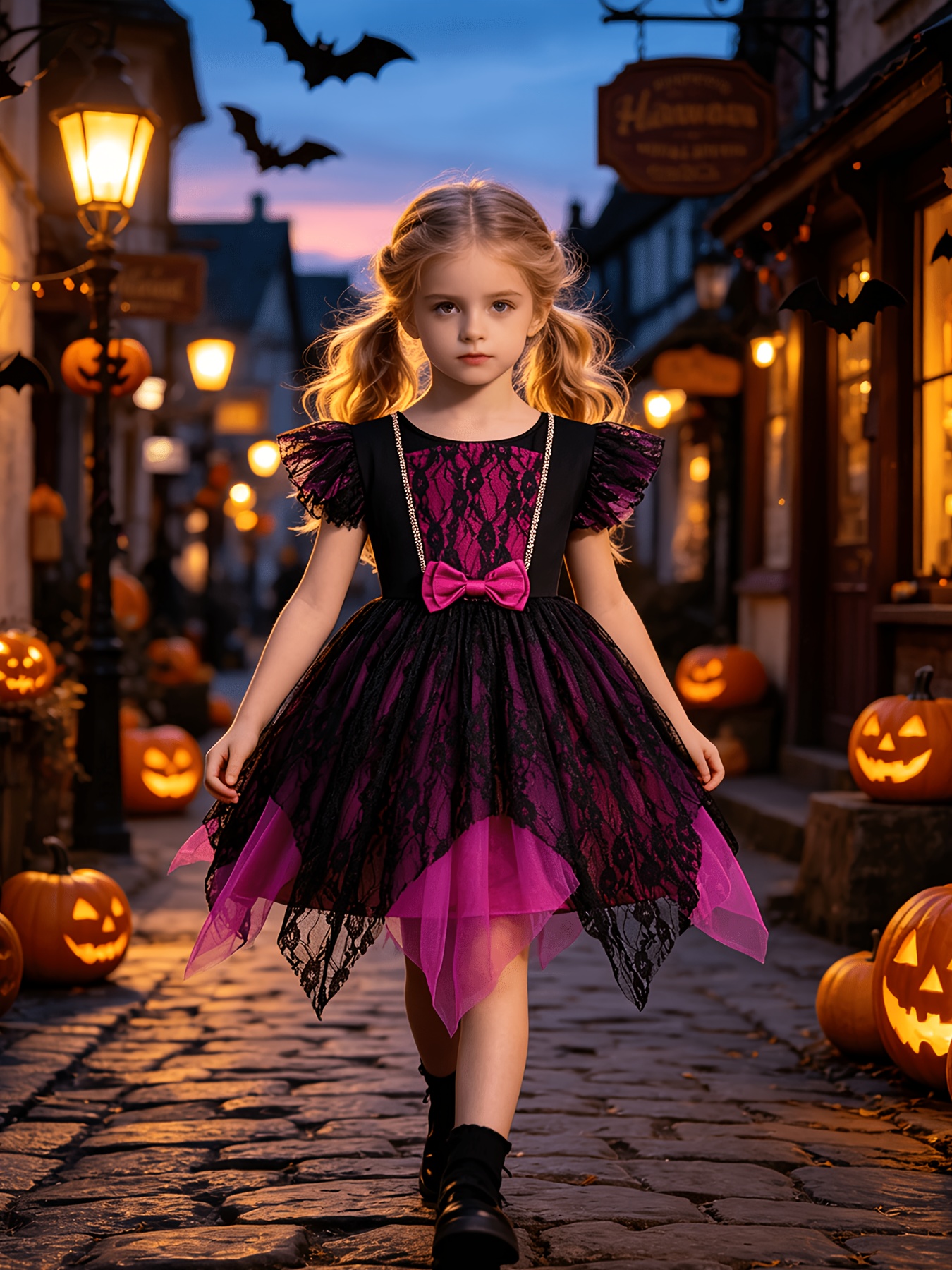 Girls' Witch Dress for Halloween