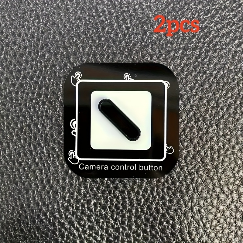 E-shop 2 Stück Metall Handy Kamera Steuerknopf Abdeckung Kompatibel mit für iPhone 17/17PRO/17PRO MAX, Kameraknopf Schutz für iPhone 17/17PRO/17PRO MAX