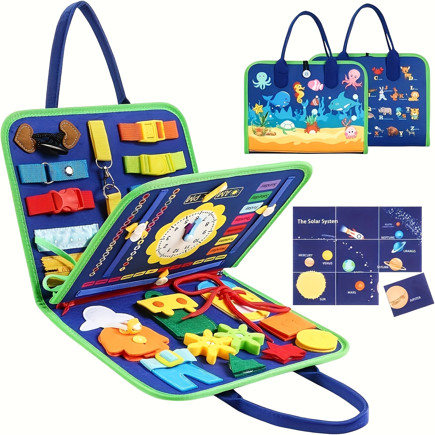 busy board toys gifts sensory toys educational travel toys preschool activities for learning fine motor skill birthday gift party present   board toy for toddlers