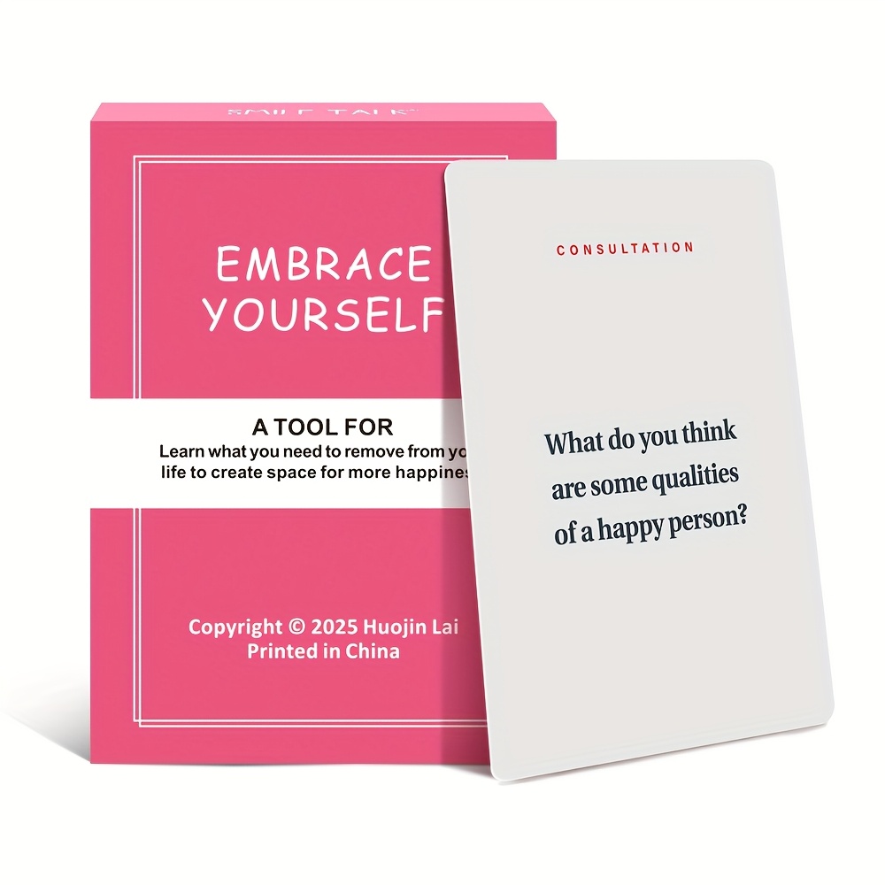 E-shop Embrace Yourself Kartenspiel, Tischspiel, Tiefgründige und bedeutungsvolle Fragen, fördert die Selbstreflexion und den persönlichen Wachstum,