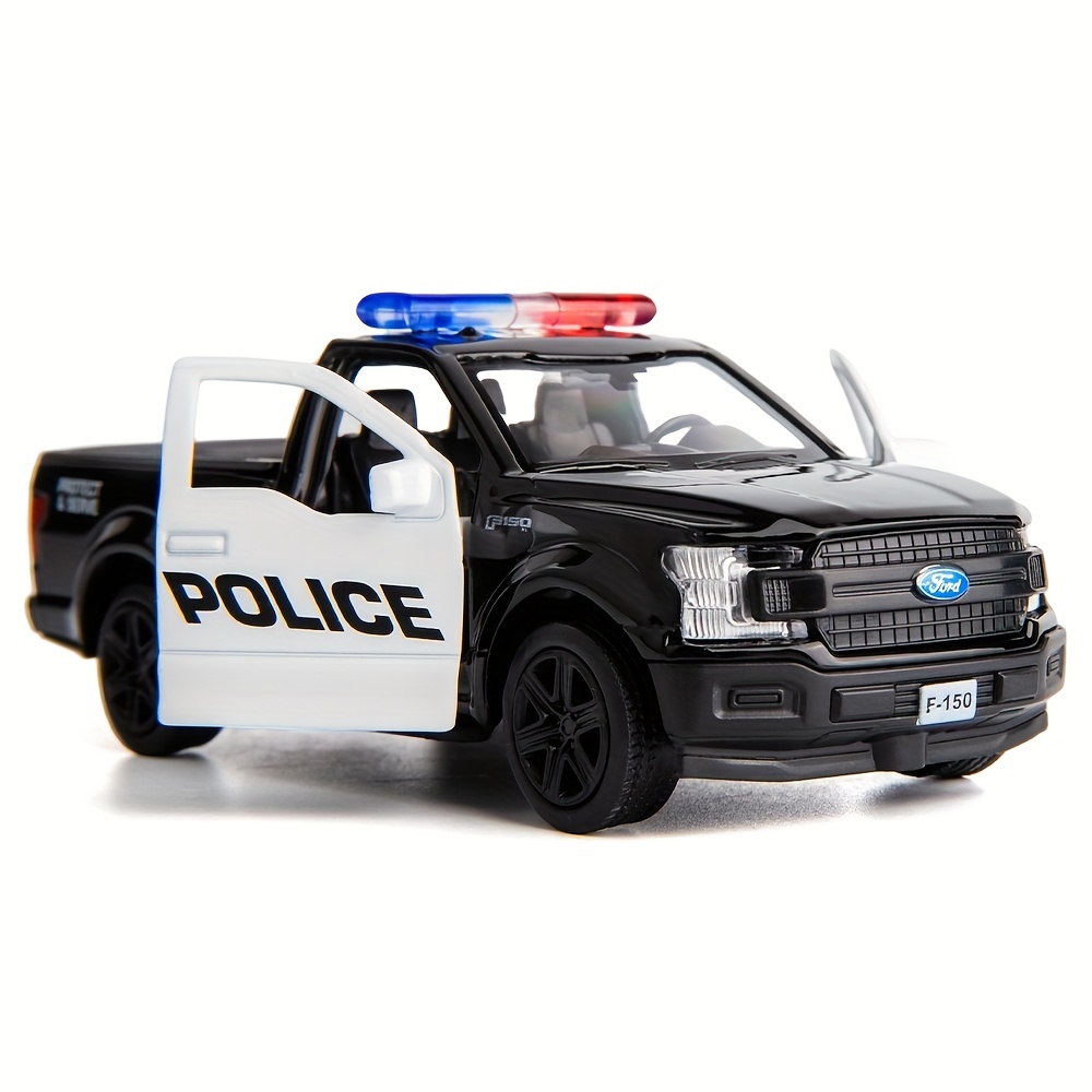 36 scale pickup truck police car model alloy Temu