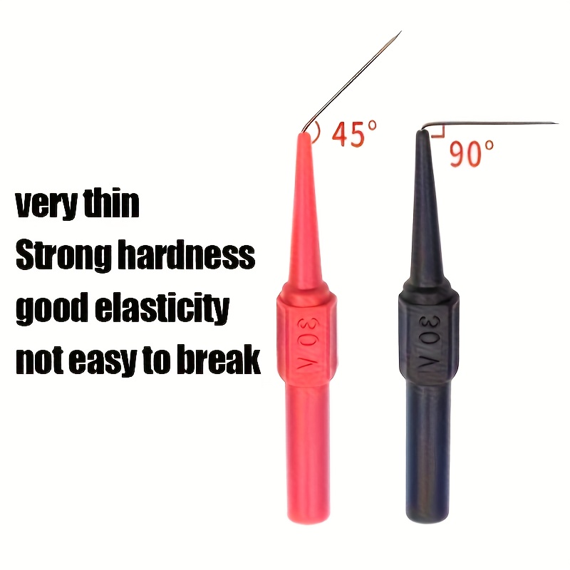 30v Automotive Head Probe Diagnostic Tool Automotive Multimeter Test Lead Extension Needle Tip Probe Mechanical Tool