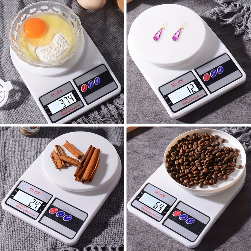 high precision digital scale for office kitchen baking compact design 10kg 22lb range accurate to 1g details 0