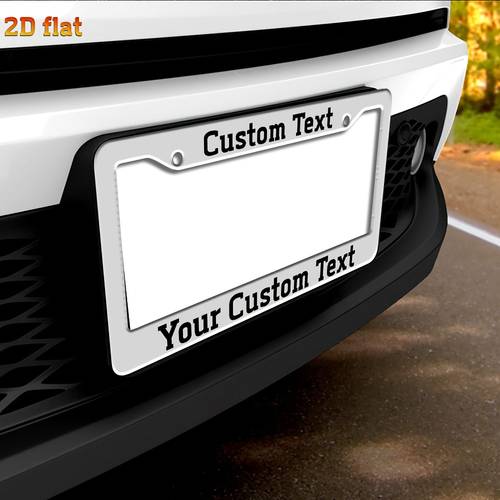 holder suitable for decorating car front and rear with customized text a must have gift for car owners stylish and durable pre drilled design license plate holder for car enthusiasts
