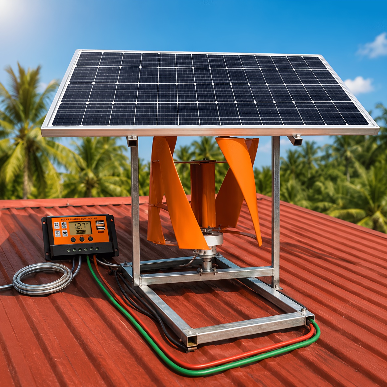 solar power kits sold on Temu United States