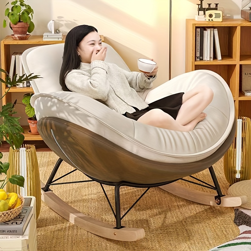 memory foam rocking chair frame heavy duty wide high Temu Nigeria