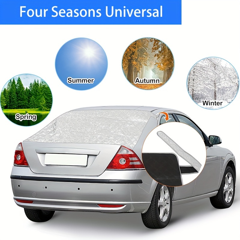 

1pc Car Rear De- Summer Car For Car Van And Suv, Rear Reduces Scratches, Conforms To Vehicle - , Tight Fit - ,