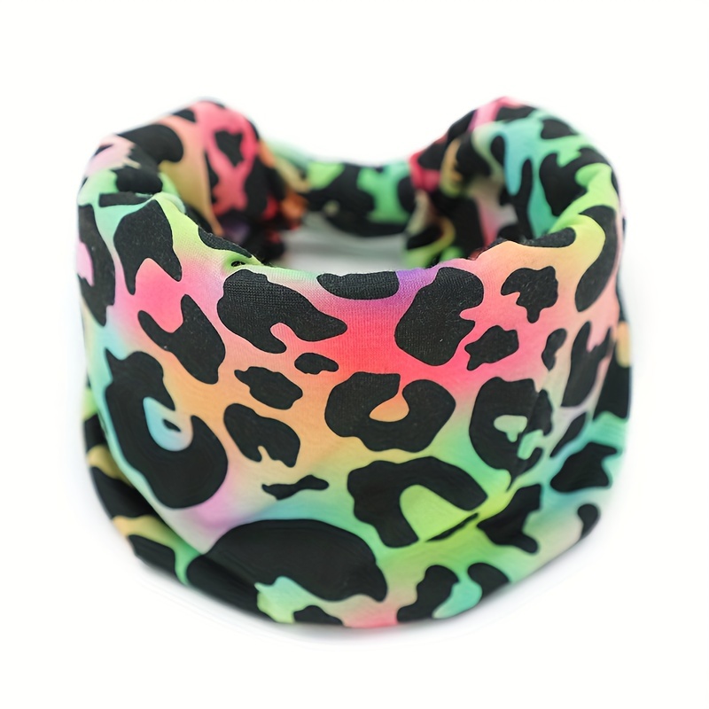 Colorful Women's Wide-brim Stretch Headband, Women's Fashion Satin Hairband