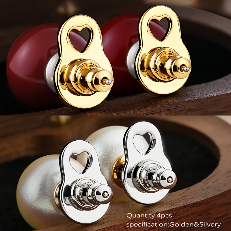 Earring Lifter, Heart-shaped Supportive Ear Backs, Diy Earring Accessories Anti-sagging Puller