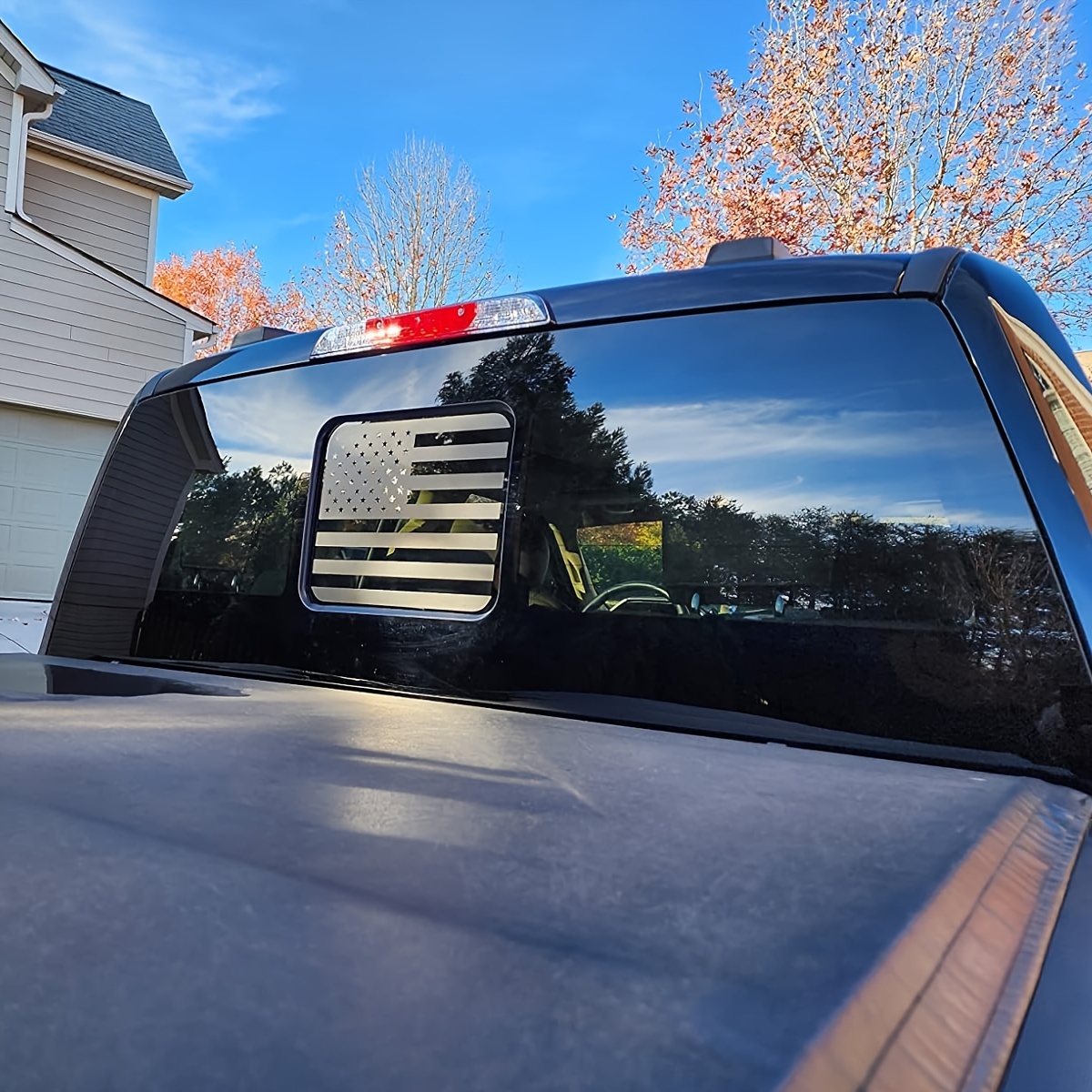 Ford F150 Rear Middle Window American Flag Decal Suitable - Temu