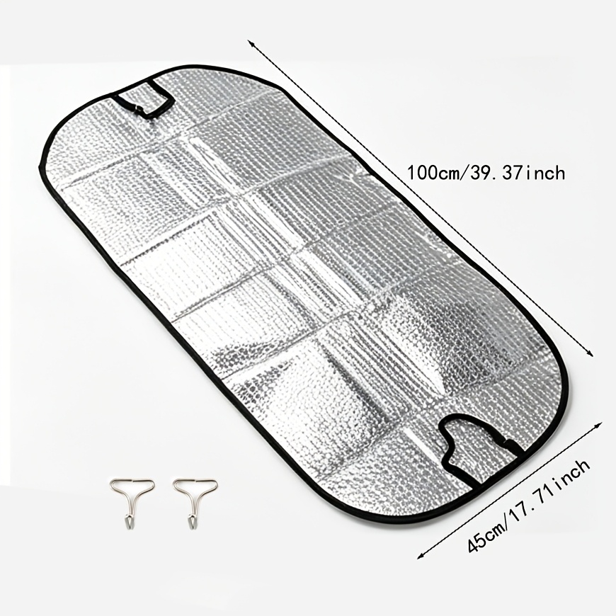 1 Unit Of Outdoor Unit Air Conditioner Sunshade Cover, Heat-insulating, Rainproof, Drip-proof, Dust-proof, And -resistant Aluminum Foil Cover