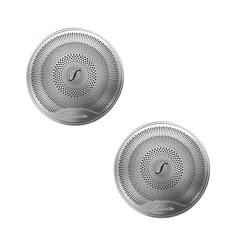 E-shop Edelstahl Türsprecher Abdeckung für Mercedes-Benz E, C, GLC Klass (W213, W205, X253) 2015-2022 - Stilvolles Lüftungsgitter Design, Einfache