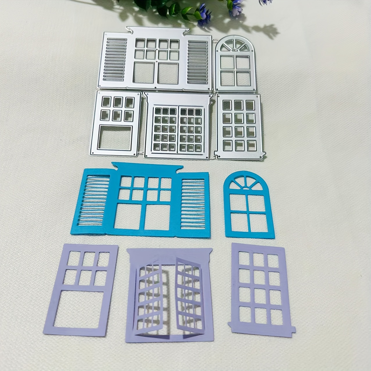 

Window Metal Cutting Dies Stencils Diy Scrapbooking Album Paper Card Stencils Dies