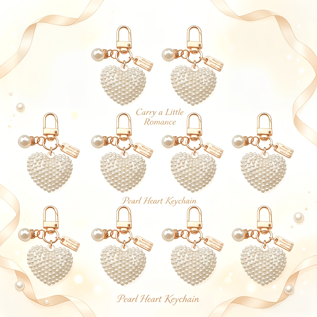 TEMU 10pcs Grandes porte-clés de cœur, lot , cadeaux pour invités de mariage, cadeau spécial pour fête prénuptiale - Porte-clés en métal, fournitures