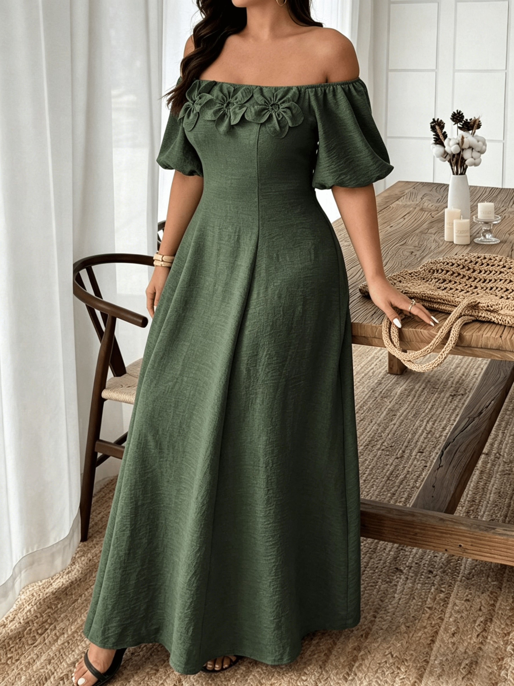 formal summer dresses plus size SCOMCHIC Womens Plus Size Formal Dresses Off The Shoulder Wedding Guest  Cocktail A-Line Split Maxi Dress with Pockets Eggplant at Amazon Women's  Clothing store