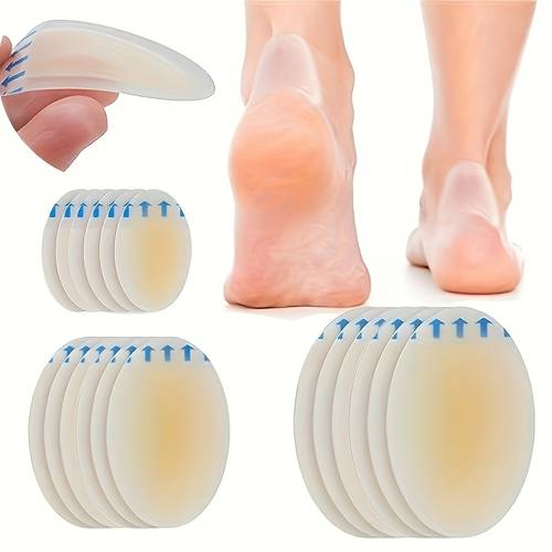 60pcs transparent gel anti blister pads heel protectors fore gel cushions waterproof pads