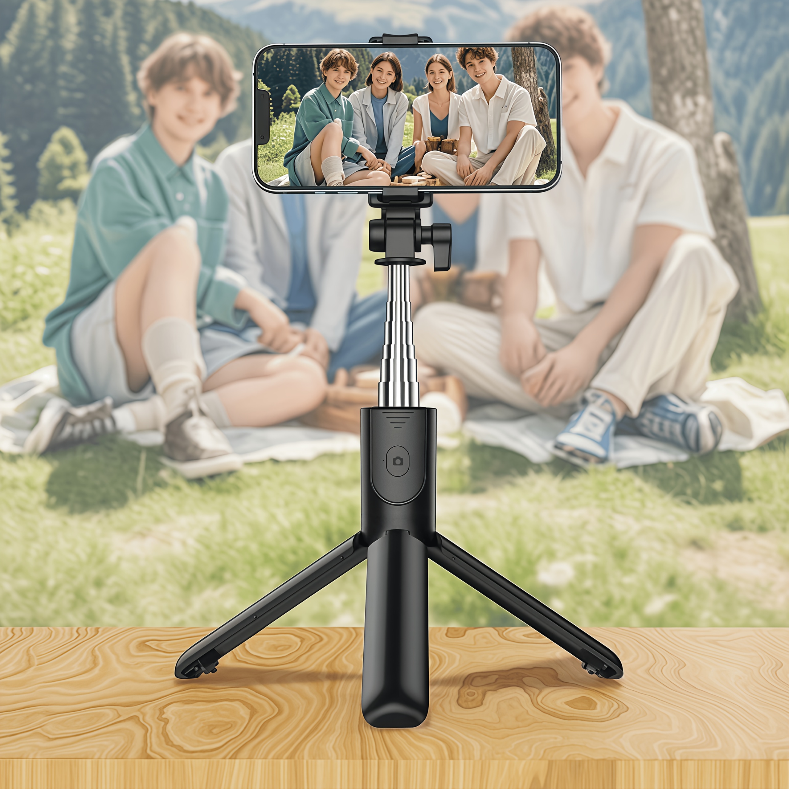 Pau de Selfie de 27 polegadas com Tripé 5