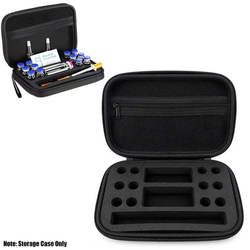 TEMU Insulin Pen Organizer, Capacity For 12pcs 1-3ml And 2pcs 30ml Pens And Insulin, Essential For Travel
