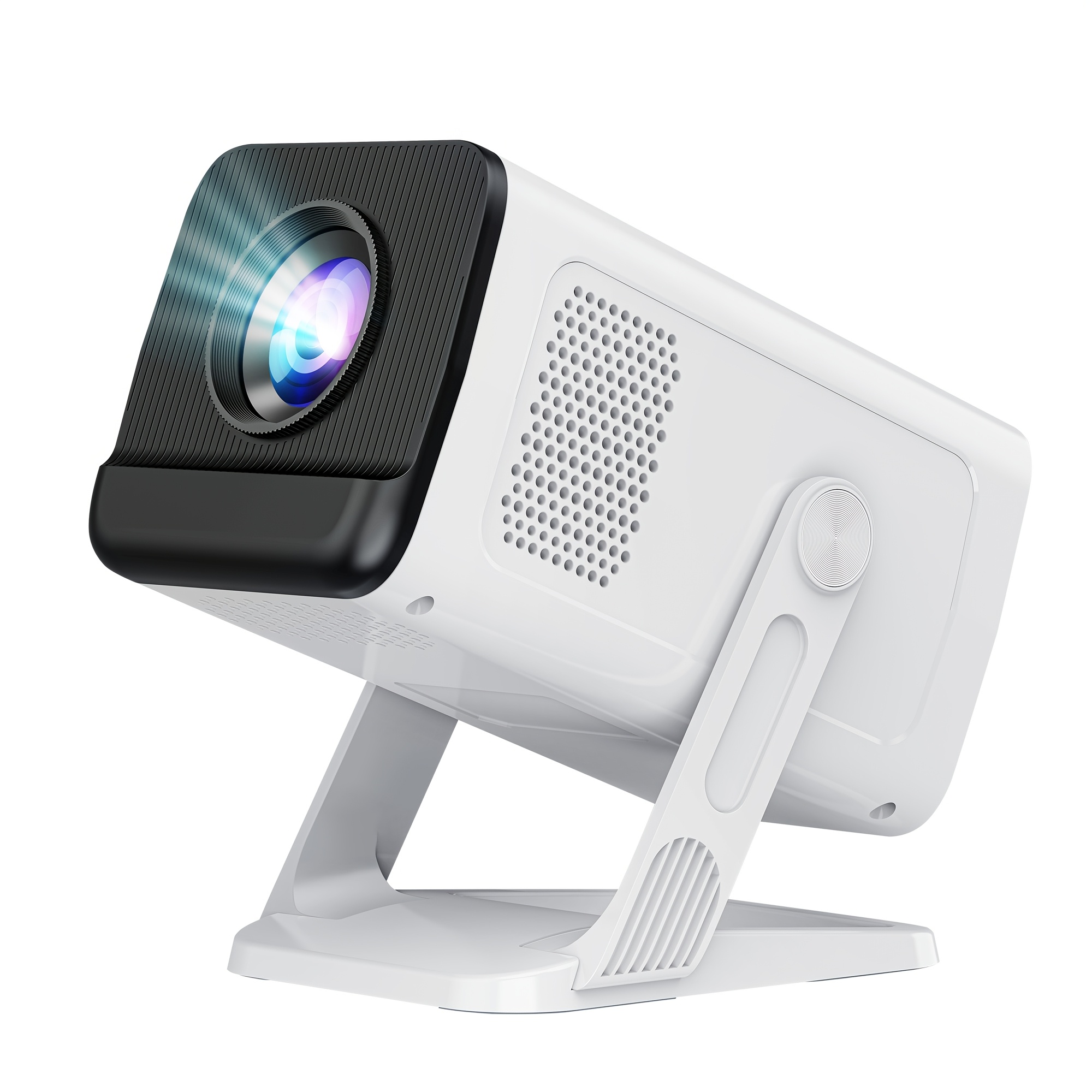 Image of [smart Mini Projector] Portable Outdoor Projector With 4k Support Local 720p Wifi, Wireless 5.3 Built-in Apps, Auto Focus & Keystone, 180° Rotatable, 14, Movie Projector For Home, Outdoor Use