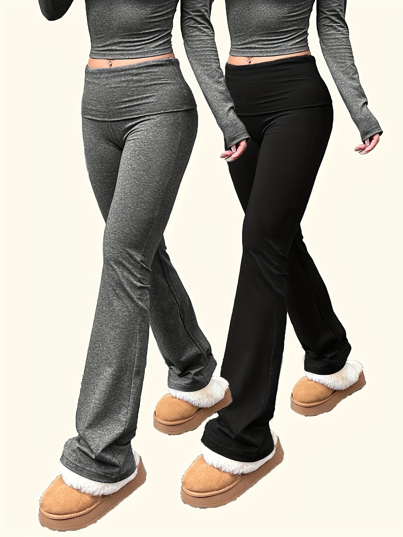 OFFLINE By Aerie Ribbed Pocket Foldover Flare Legging  Flare legging,  Comfortable leggings, Mens outfitters
