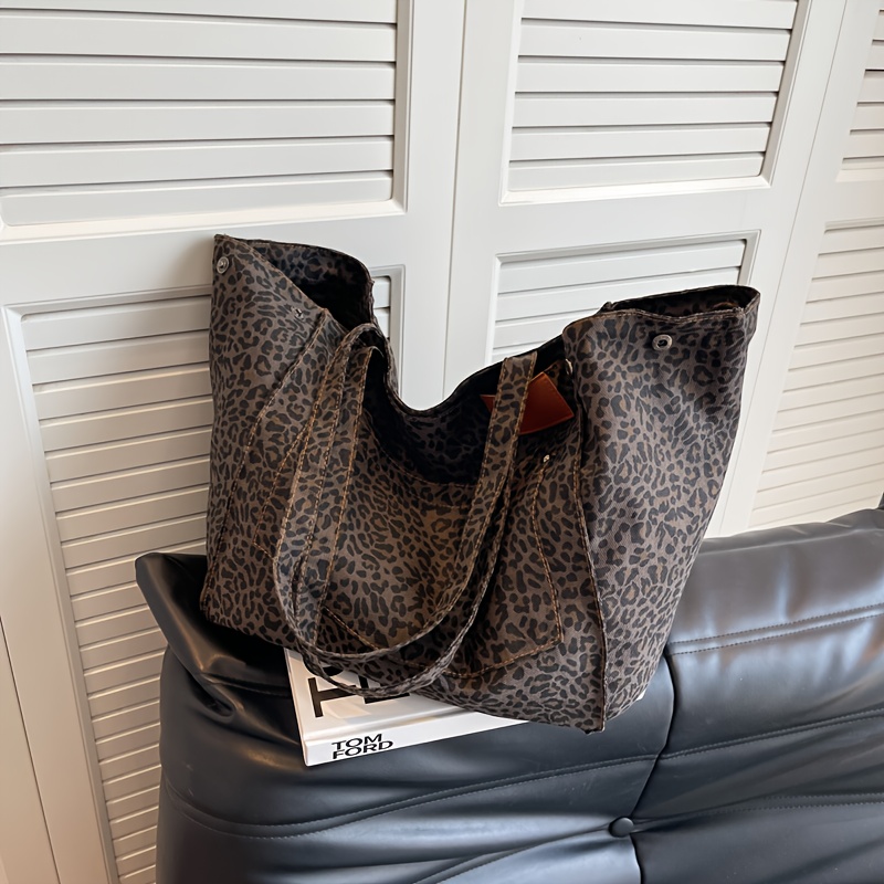 YAQUNICER Borsa a tracolla con pochette con nappa da donna Borsa messenger con stampa leopardata sexy-Leopardo