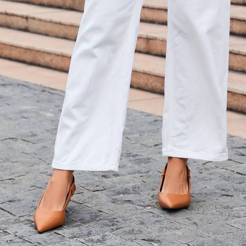 pointed toe slingback kitten heels for women stiletto heel pumps with elastic strap elegant bridal heel dating party backless pumps shoes