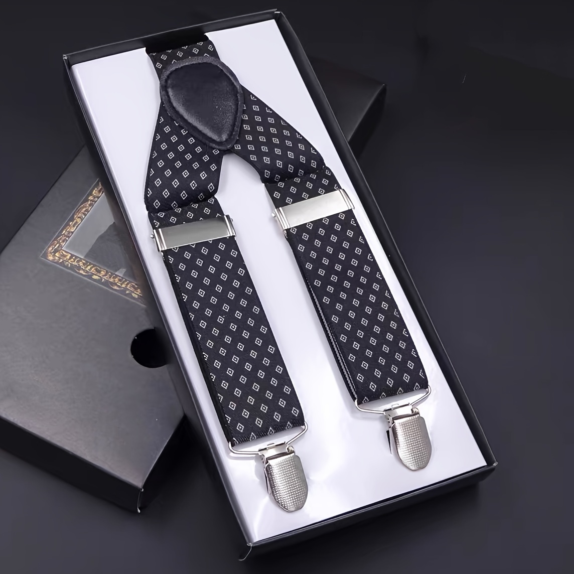 

1pc Men's Elastic Suspenders, Classic Style And Durable Design, For Trousers, Gift For Men