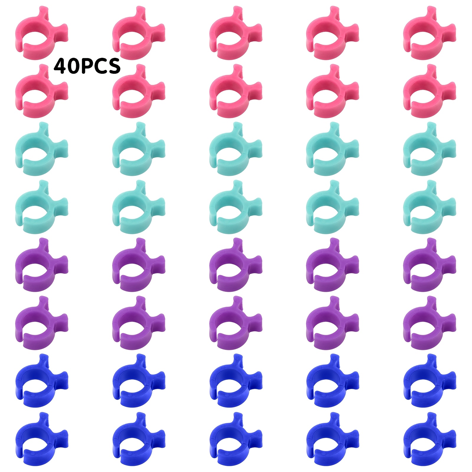 20/40/60/80//120pcs Spool Clip Spool Protector, Spool Top Fits All Popular Spool Sizes - Thread Locking Organized And Tidy