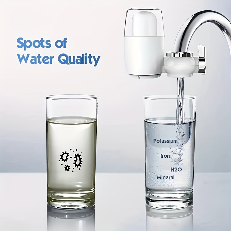 household faucet water purifier ceramic cartridge water details 4