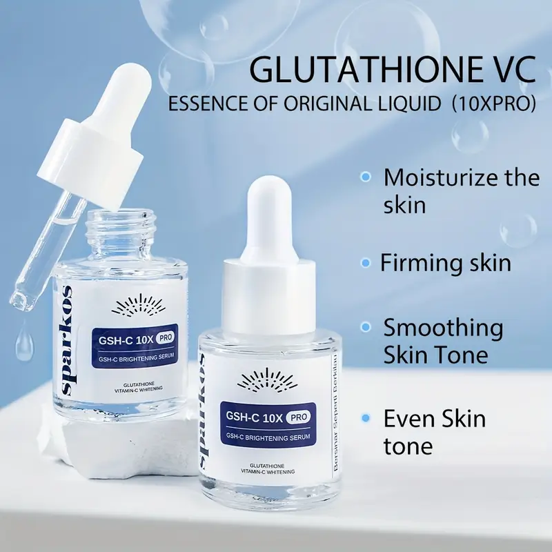 2pcs glutathione facial essence serum hydration moisture