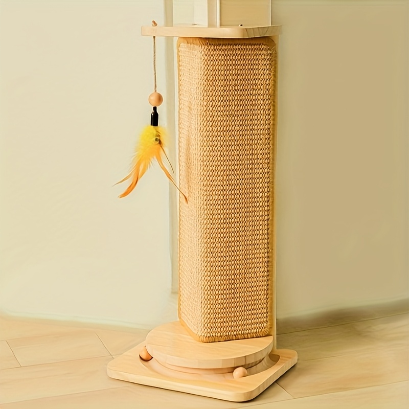 TEMU Cat Scratching Pad Natural Sisal Cat Scratching Mat Scratching Pad Protecting And Sofas, Premium Sisal Rope Cat Scratcher - , Anti-scratch,